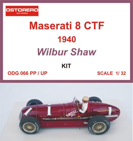 Maserati 8CTF Kit Pre-painted - Wilbur Shaw # 1 Boyle Spl. 1940 - OUT OF PRODUCTION