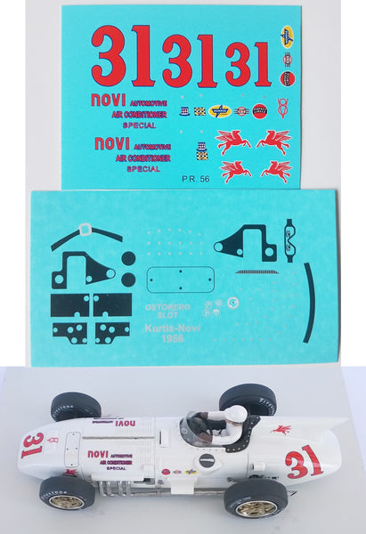 Decal Kurtis - Novi  # 31 - Jimmy Davies - 1956