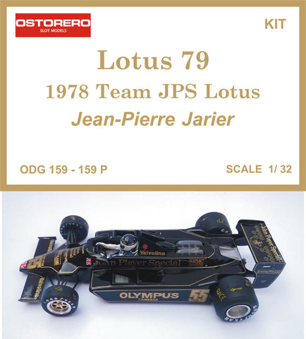 Jean-Pierre Jarier  - 1978 Lotus 79 JPS - Kit Unpainted - OUT OF PRODUCTION