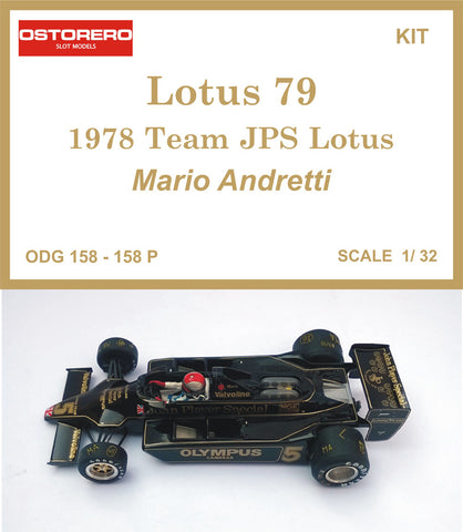 Mario Andretti  - 1978 Lotus 79 JPS - Kit Pre Painted - OUT OF PRODUCTION