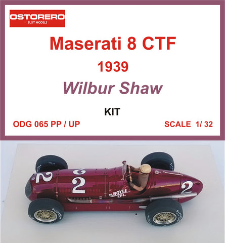Maserati 8CTF Kit Unpainted - Wilbur Shaw # 2 Boyle Spl. 1939 - OUT OF PRODUCTION