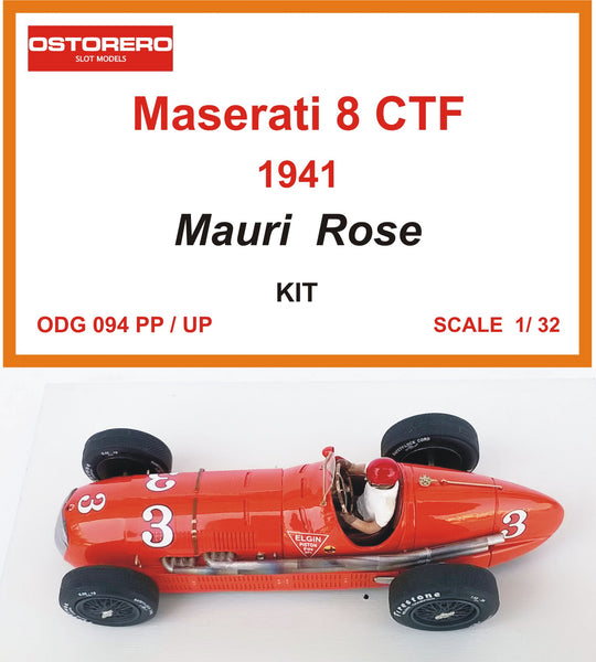 Maserati 8CTF Kit Unpainted - Mauri Rose  # 3 - OUT OF PRODUCTION