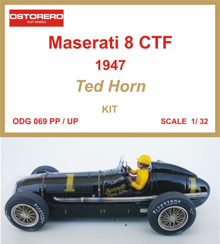Maserati 8CTF Kit Pre-painted - Ted Horn  # 1 - OUT OF PRODUCTION